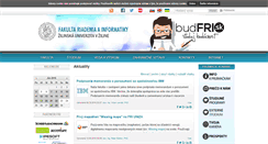 Desktop Screenshot of fri.uniza.sk