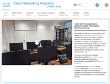 Tablet Screenshot of netacad.uniza.sk