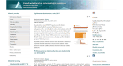 Desktop Screenshot of kris.uniza.sk