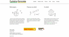 Desktop Screenshot of fo.uniza.sk