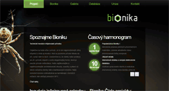 Desktop Screenshot of bionika.uniza.sk
