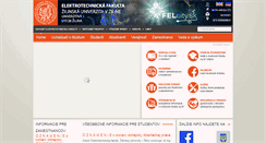 Desktop Screenshot of new.fel.uniza.sk
